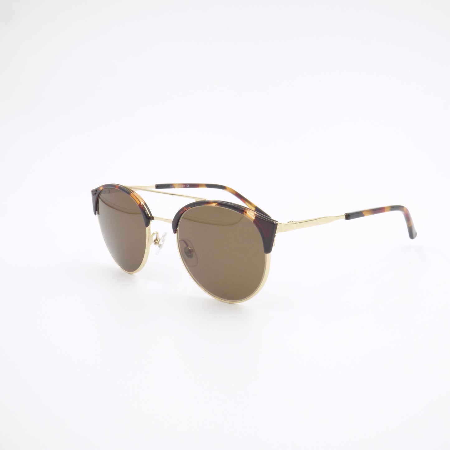Lunettes de soleil IRIS - Or/Écailles/Marron (profil)