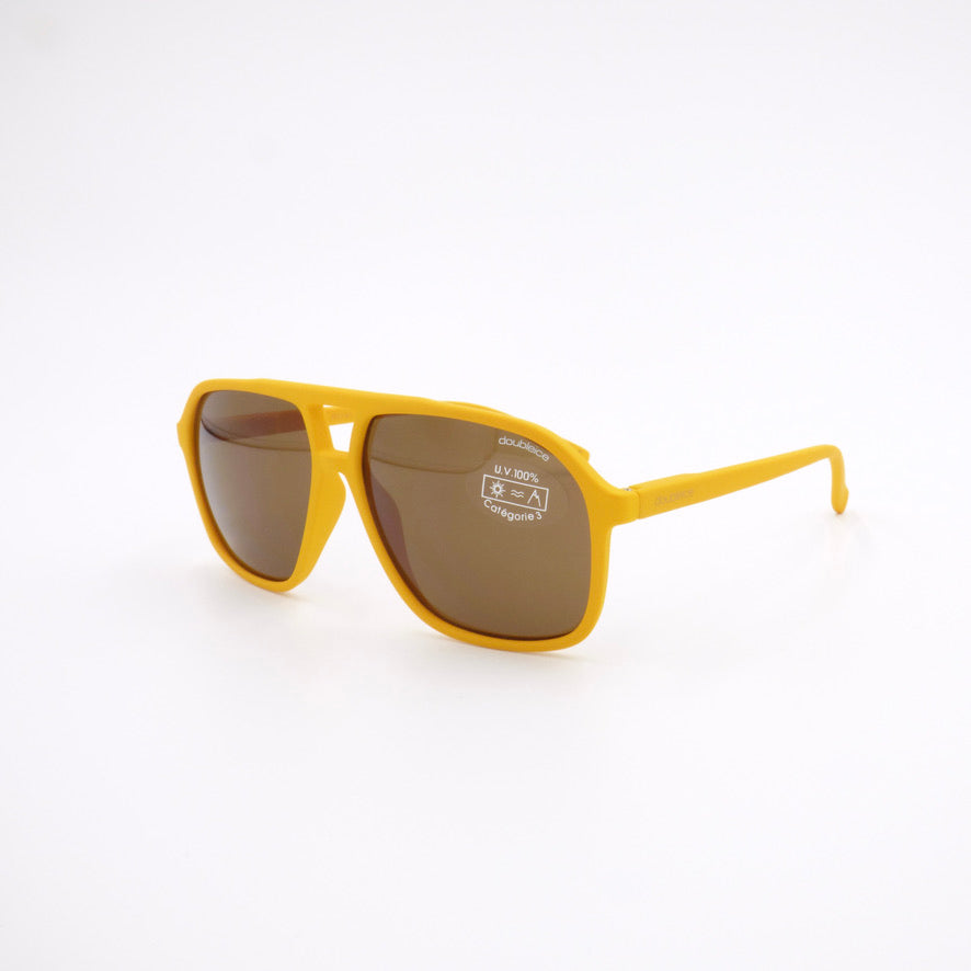 Lunettes de soleil SEVENTIES - Jaune (profil)