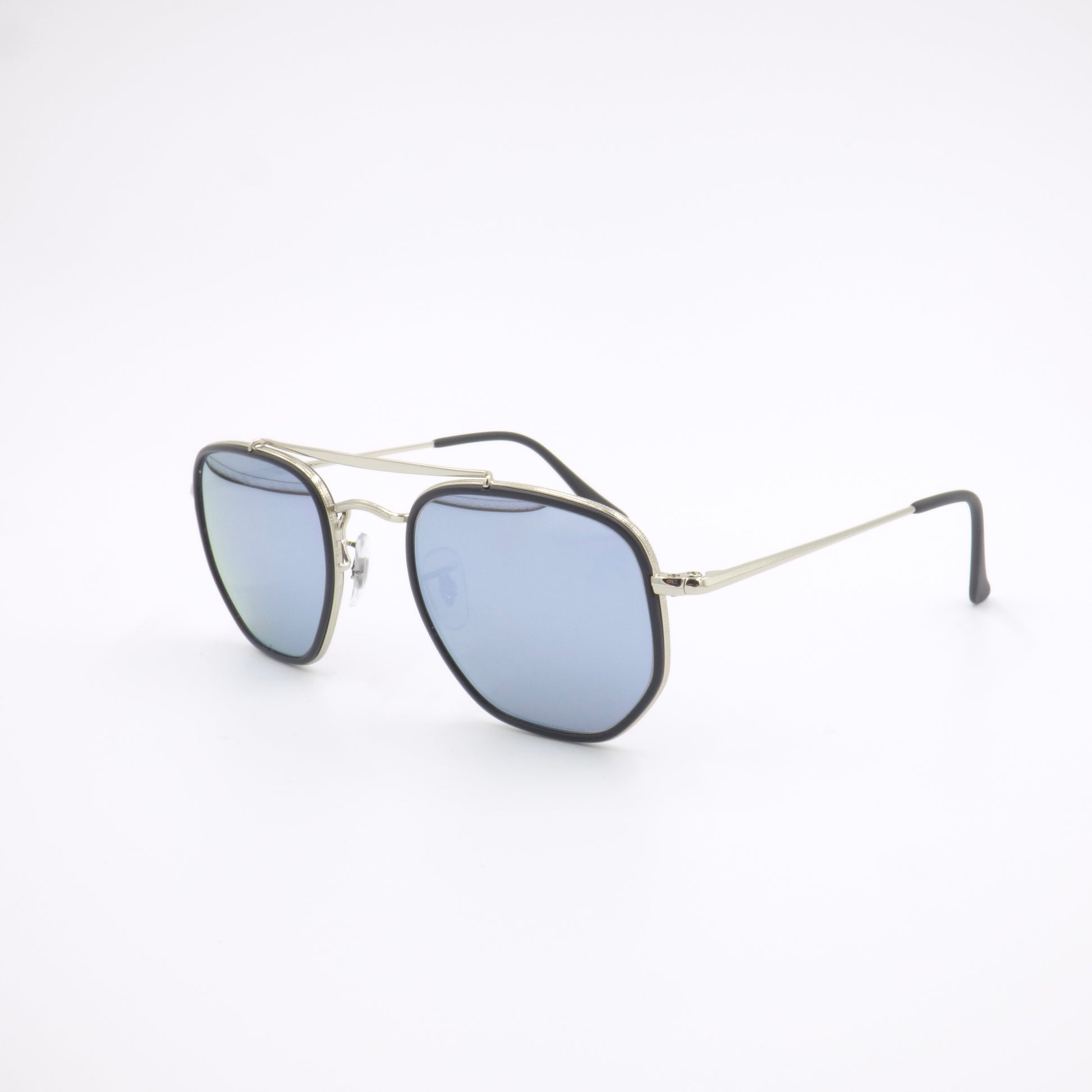 Lunettes de soleil JASMIN - Argent/Noir/Bleu (profil)