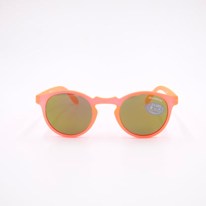 Lunettes de soleil ROUND FLUO - Orange Fluo (face)